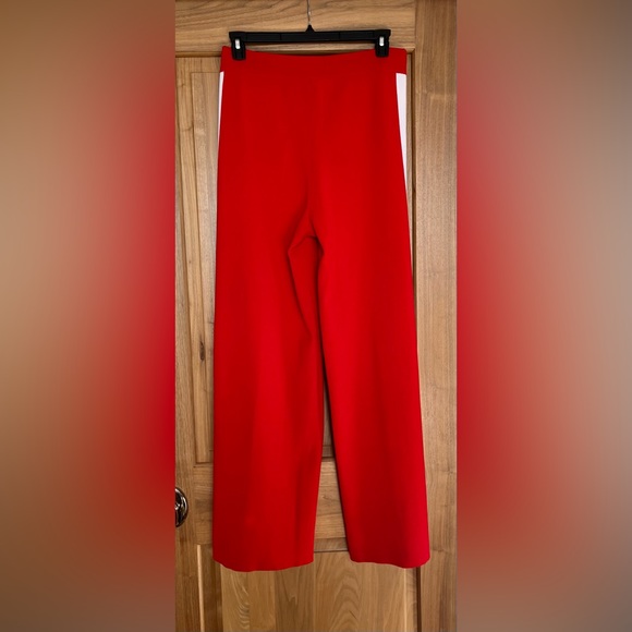 Rare EUC MARLED x OLIVIA CULPO Fashion Track Pants Size L In On Trend Red/ - Picture 8 of 14